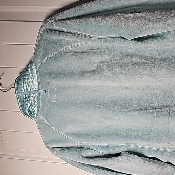 Pendleton XL fuzzy fleece jacket, aquamarine teal - Picture 9 of 16